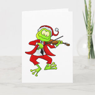 Julskvalg Frog Helgkort