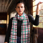 Julskvaller Röd och Grönt Mönster Scarf Sjal<br><div class="desc">Denna festila scarf, som är försedd med den klassiska julklappen rött och grönt, är helgdag arvsmassa. Det djärva mönster är en tidlös stapel, som påminner om mysiga familjemöten, en julfests skratt och säsongens glädje. Det är ett mångsidigt biet som kan klä upp en avslappnad eller lägga till ett munkavle till...</div>