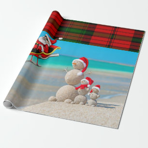 Julskvällning Pappra sommaren Snögubbe Santa Presentpapper
