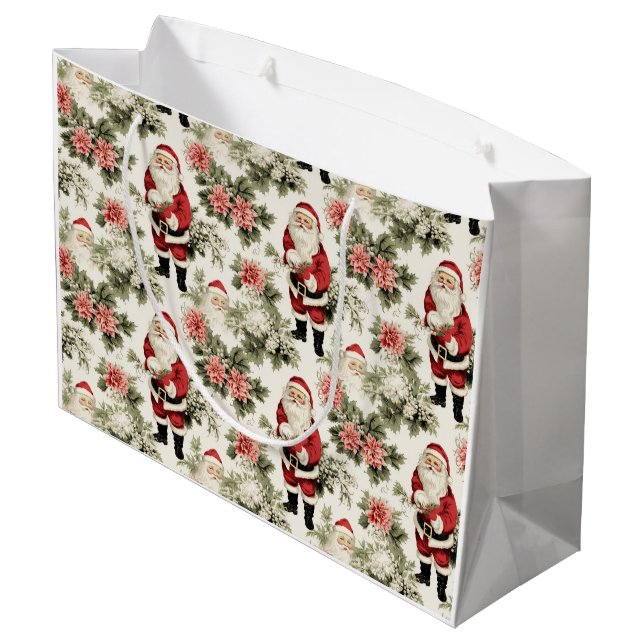 Julskväppning Sömlös Mönster, (Baksidan Vinklad)