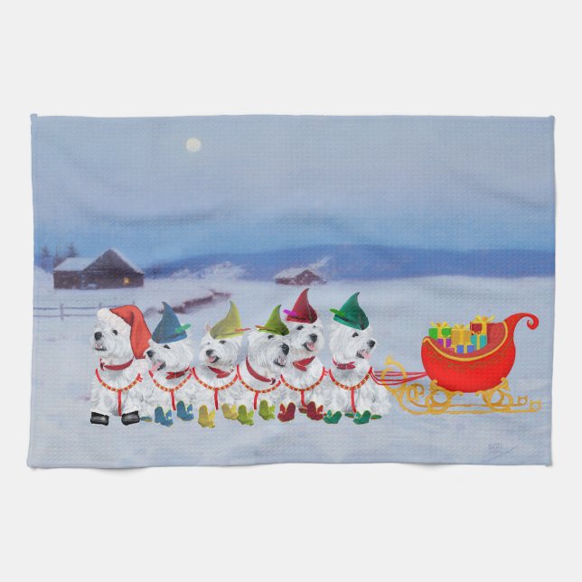 Julsläd Kökshandduk (Horisontell)