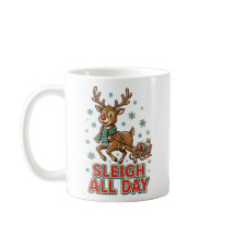 Julsläde Hela Dagen Vintage Ren Retro Jul