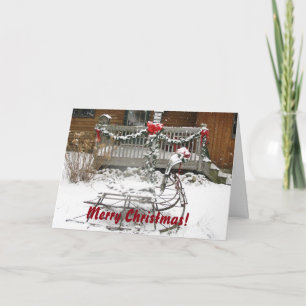 Julsleighen noterar kortet helgkort