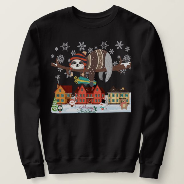 Julslott Lång Ärmad Tröja (Design framsida)