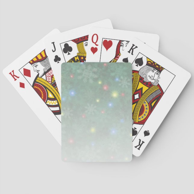Julsnö tänder II Casinokort (Baksidan)