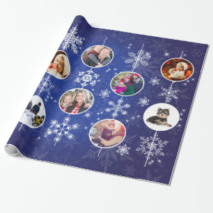 Julsnöflingor 10 favorit- familjfoto presentpapper