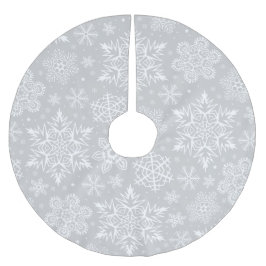 Julsnöflingor Julgransmatta Borstad Polyester