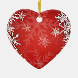 Julsnöflingor Julgransprydnad Keramik