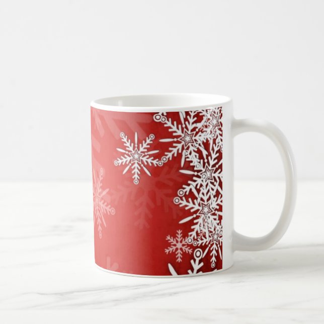 Julsnöflingor Kaffemugg (Höger)