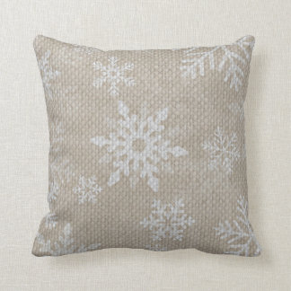 Julsnöflingor kudder kudde