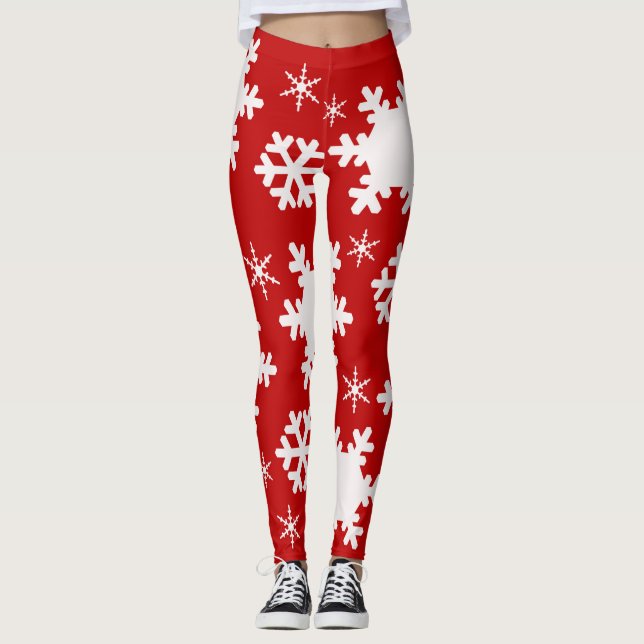 Julsnöflingor! Leggings (Framsida)