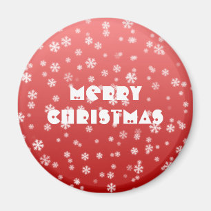 Julsnöflingor Magnet