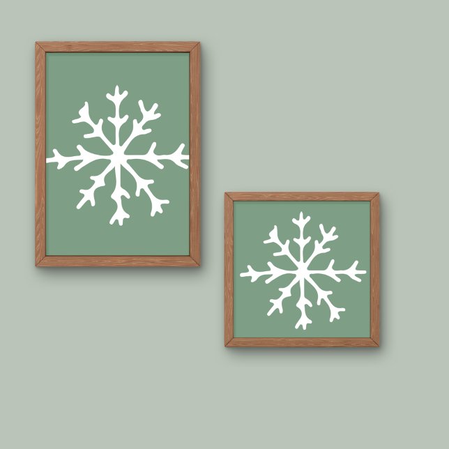Julsnöflingor Poster (Skapare uppladdad)