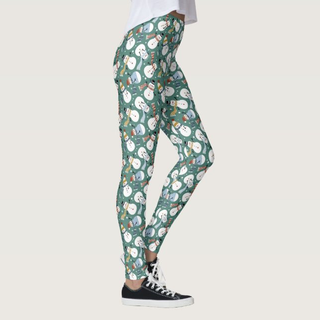 JulSnögubbar Leggings (Höger)
