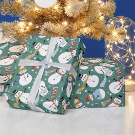 JulSnögubbar Presentpapper