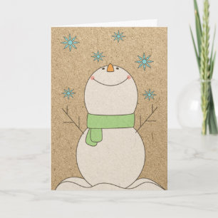 Julsnögubbe Helgkort