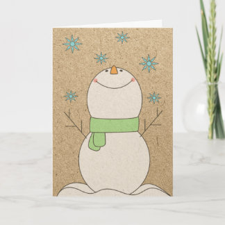 Julsnögubbe Helgkort
