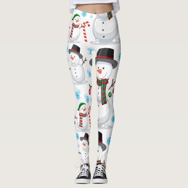 Julsnögubbe Leggings (Framsida)