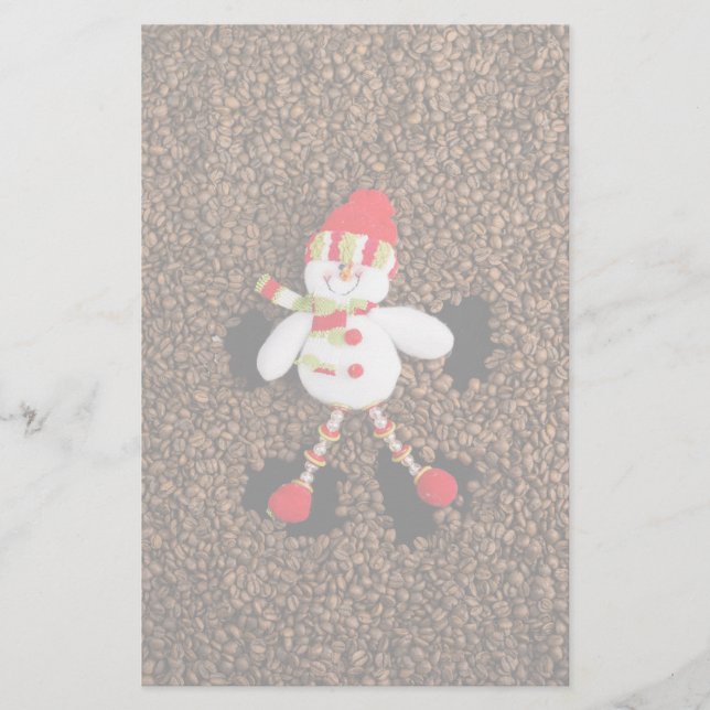 Julsnögubbedekoration Brevpapper (Framsida)