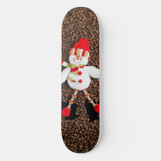 Julsnögubbedekoration Skateboard Bräda 19,5 Cm (Framsida)