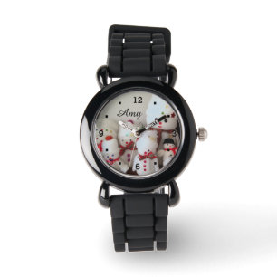 Julsnögubbeklocka Armbandsur