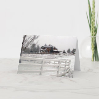 Julsnökort Helgkort