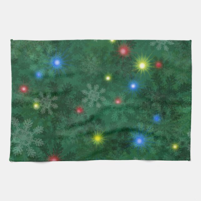 Julsnöljus Kökshandduk (Horisontell)