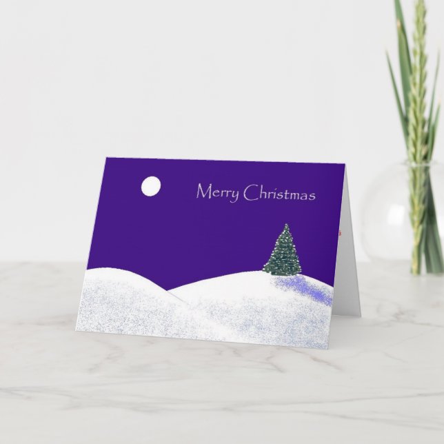 JulSnöMålning Helgkort (Framsida)