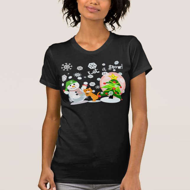 JulsnöplatsT-tröja T-shirt (Framsida)