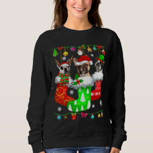 Julsockel Pajama Fransk Bulldog Hund Puppy Lo T Shirt