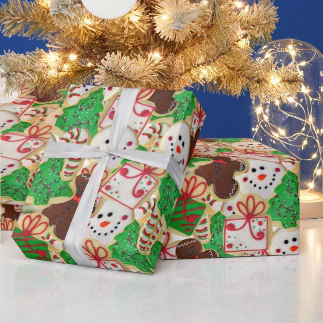 Julsocker Cookies Presentpapper (Helgdagar)