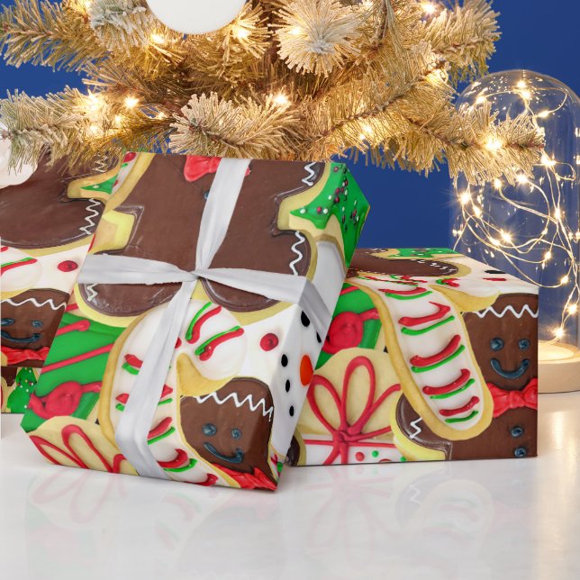 Julsocker Cookies Presentpapper (Helgdagar)