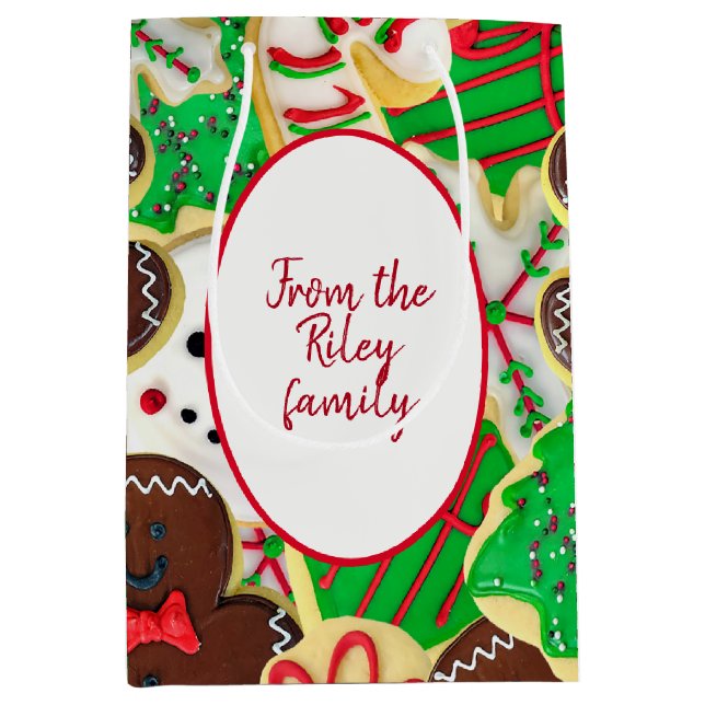 Julsocker-kakor från familjen (Framsidan)