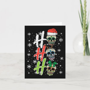 Julsocker Skull Ho Ho Julafton Mexikanskt Manar Wo Kort