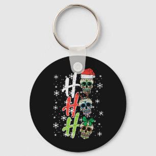 Julsocker Skull Ho Ho Julafton Mexikanskt Manar Wo Nyckelring