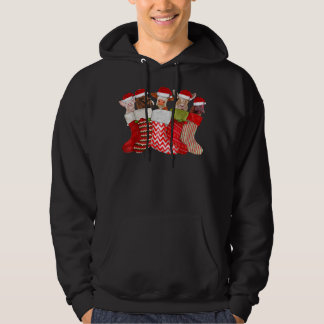 Julsocklar Djur Hästkor Kow Goat Chicken Gris Hoodie