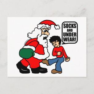 JULSOCKOR OCH UNDERKLÄDER HELG VYKORT