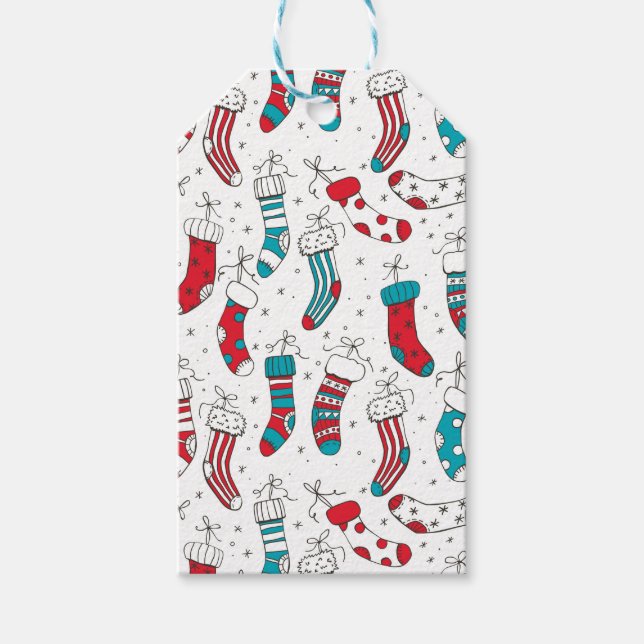 Julsockor Presentetikett (Framsidan)