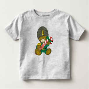 Julsoldat Guard Bear med Candy cane T Shirt