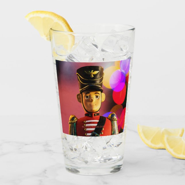 Julsoldaten i leksak figurine SlipperyJoe gay pri Glaskopp (Framsida Ice)