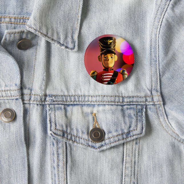 Julsoldaten i leksak figurine SlipperyJoe gay pri Knapp (In Situ)