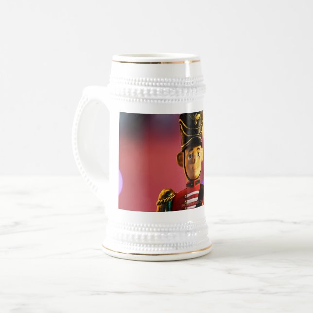 Julsoldaten i leksak figurine SlipperyJoe gay pri Sejdel (Framsida vänster)