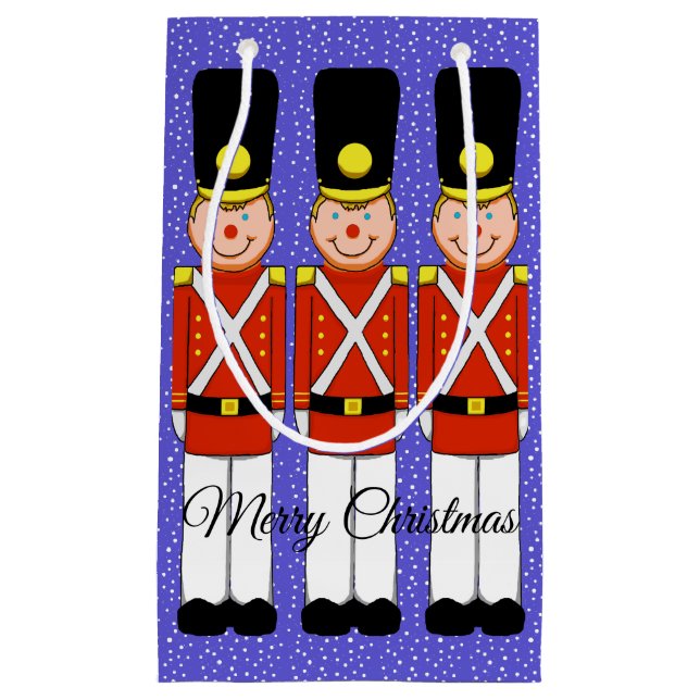 Julsoldater med Snö Gift Bag (Framsidan)