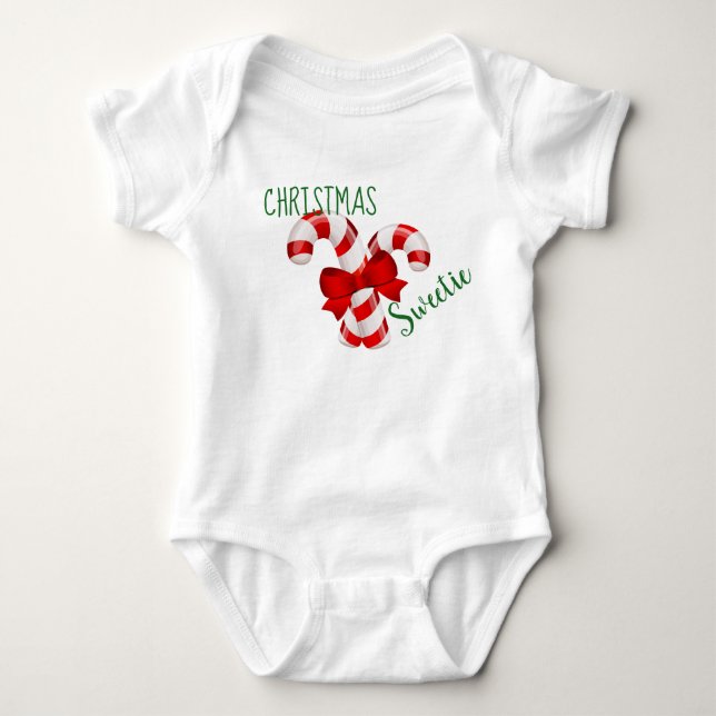 Julsön Baby Bodykostym T-shirt (Framsida)