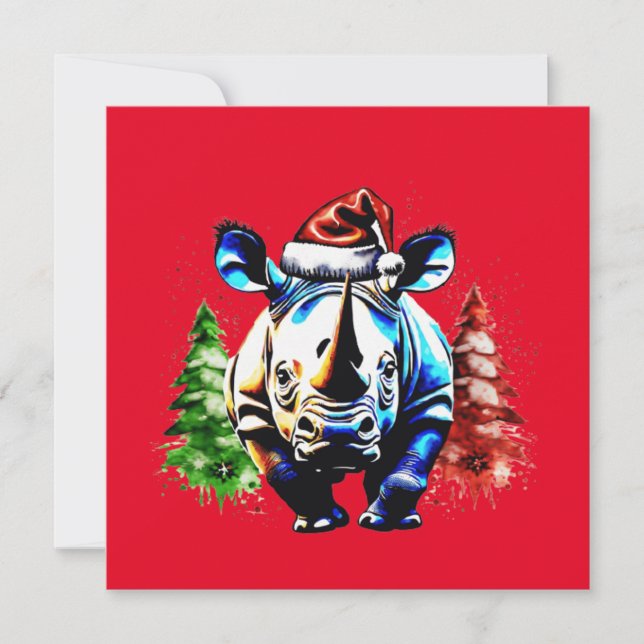 Julsöt marionett inbjudningar (Framsida)