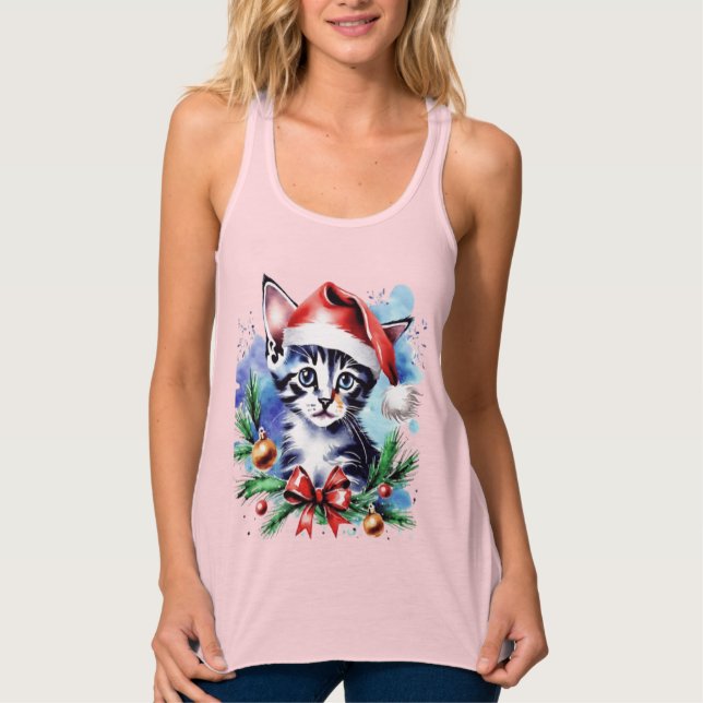 Julsöt marionett linne med racerback  (Framsida)