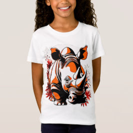 Julsöt rhino t shirt