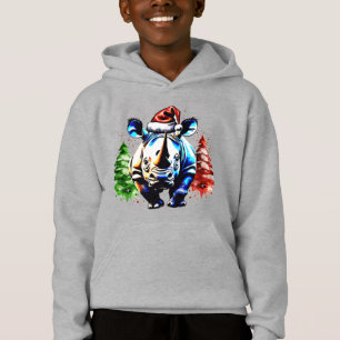 Julsöt rhino t shirt