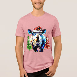 Julsöt rhino t shirt