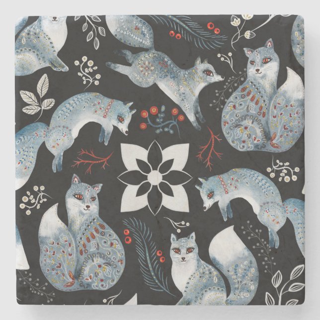 Julsöt skogrävdjur, mudde stenunderlägg (Framsidan)